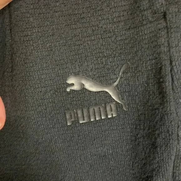 EUC womens PUMA black joggers size medium - Picture 3 of 9